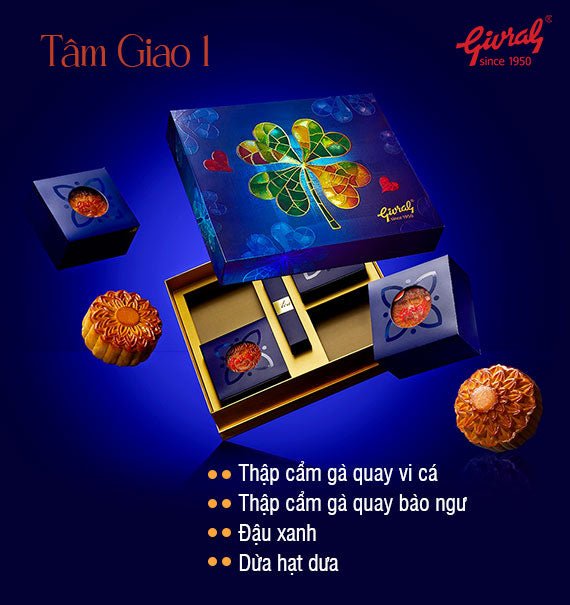 Givral Mooncake Vietnam 2025 Combo Tam Giao 1