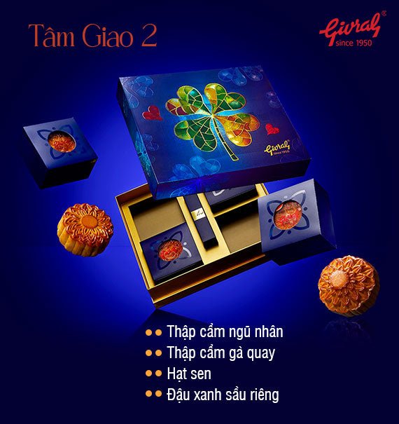 Givral Mooncake Vietnam 2025 Combo Tam Giao 2
