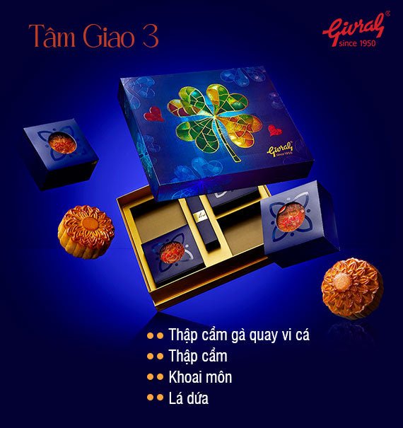 Givral Mooncake Vietnam 2025 Combo Tam Giao 3