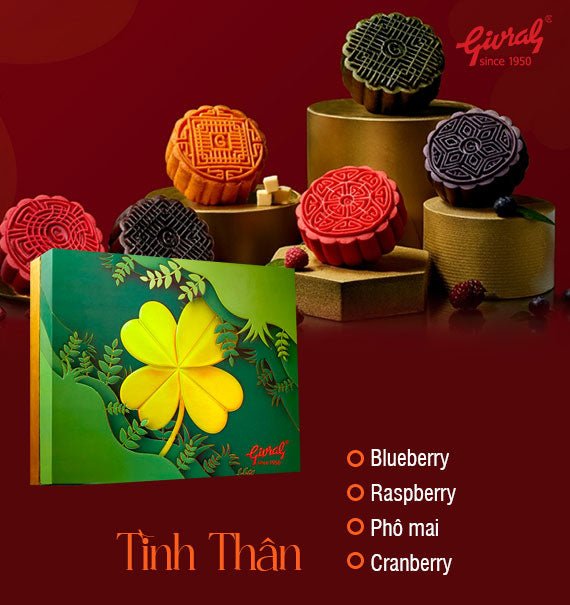 Givral Mooncake Vietnam 2025 Combo Tinh Than
