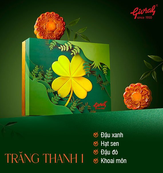 Givral Mooncake Vietnam 2025 Combo Trang Thanh 1
