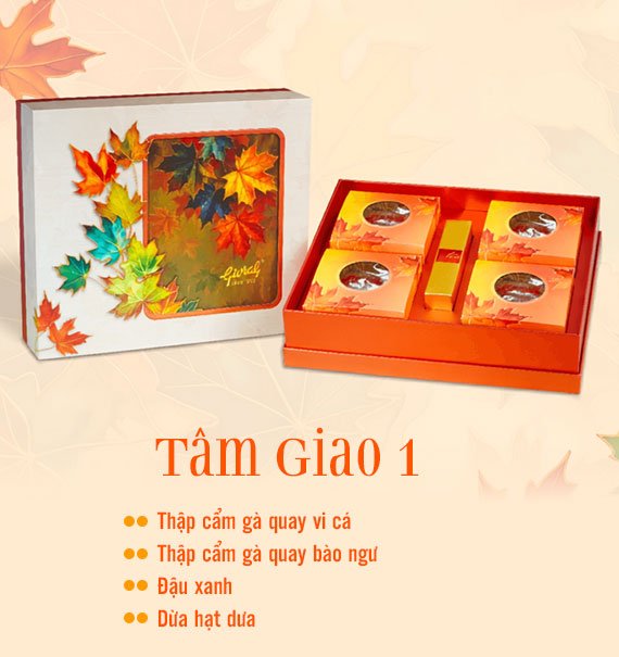 Givral Mooncake Vietnam 2026 Combo Tam Giao 1