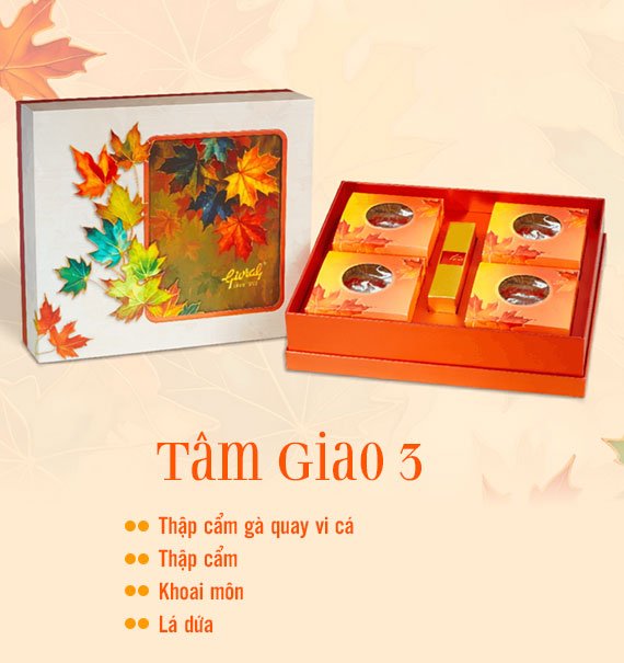 Givral Mooncake Vietnam 2026 Combo Tam Giao 3