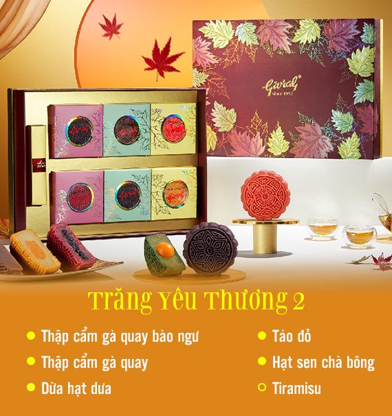 Givral Mooncake Vietnam 2026 Combo Trang Yeu Thuong 2