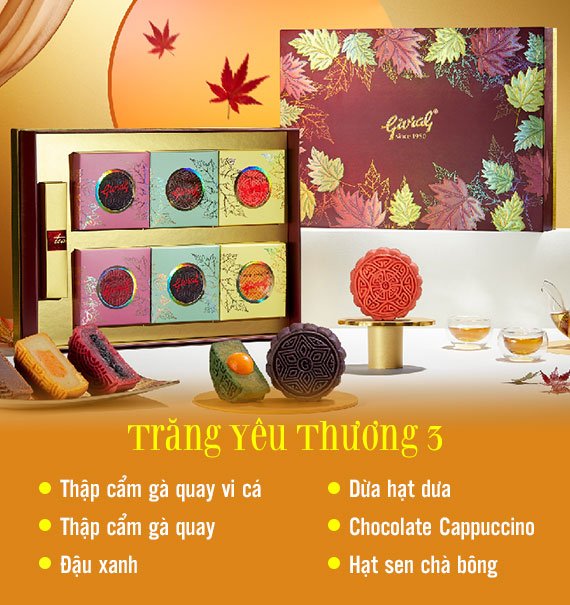 Givral Mooncake Vietnam 2026 Combo Trang Yeu Thuong 3