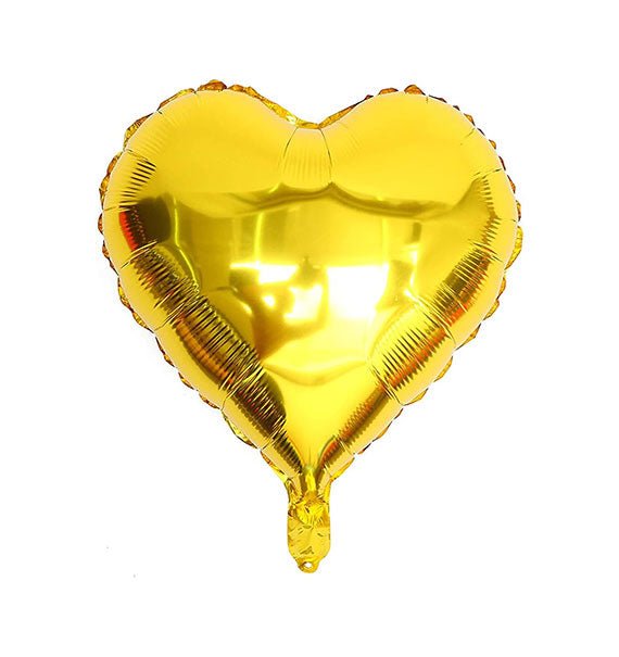 Gold Heart Shaped Foil 10in Balloon Gifts Vietnam