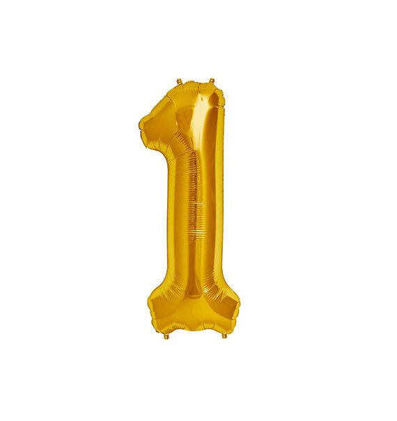 Gold Number 1 Foil Balloon Gifts Vietnam
