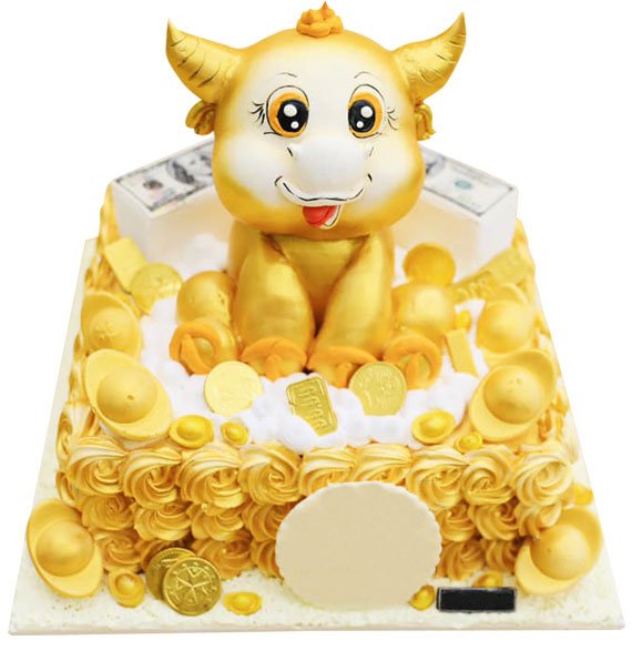 Gold Oxen Cake Vietnam