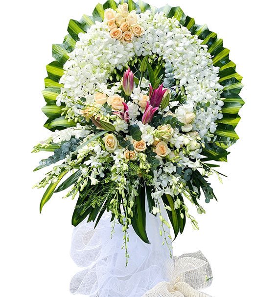 Graceful Wreath Sympathy Flower Vietnam
