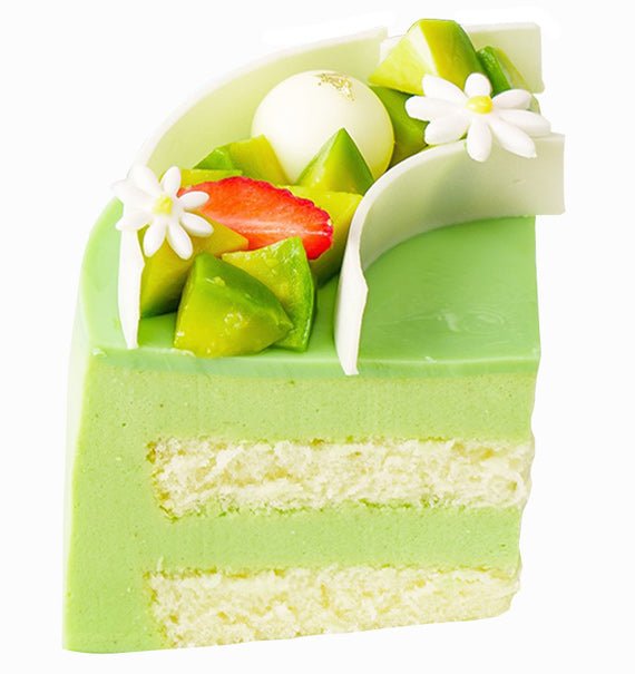 Green Bliss Cake Slice Mothers Day Vietnam