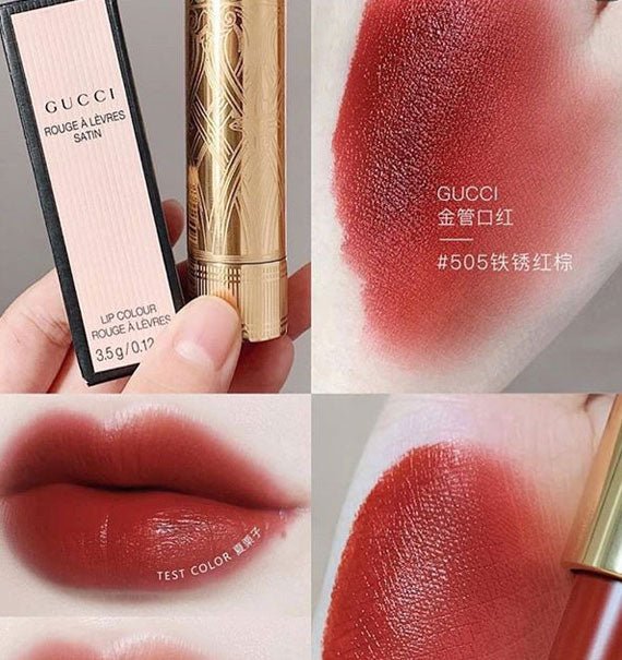 Gucci Rouge À Lèvres Satin 505 Janet Rust