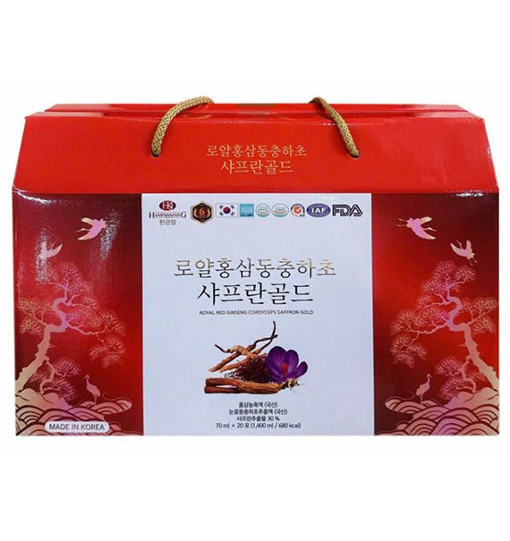 HankwanjanG Royal Red Ginseng Cordyceps Saffron Gold