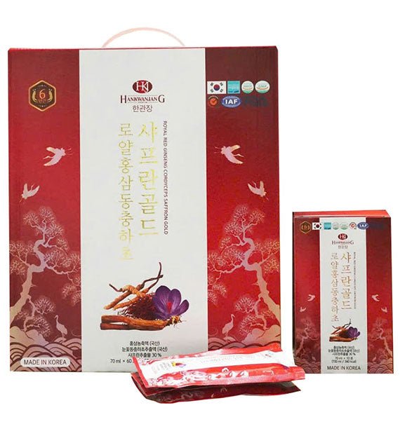 HankwanjanG Royal Red Ginseng Cordyceps Saffron Gold