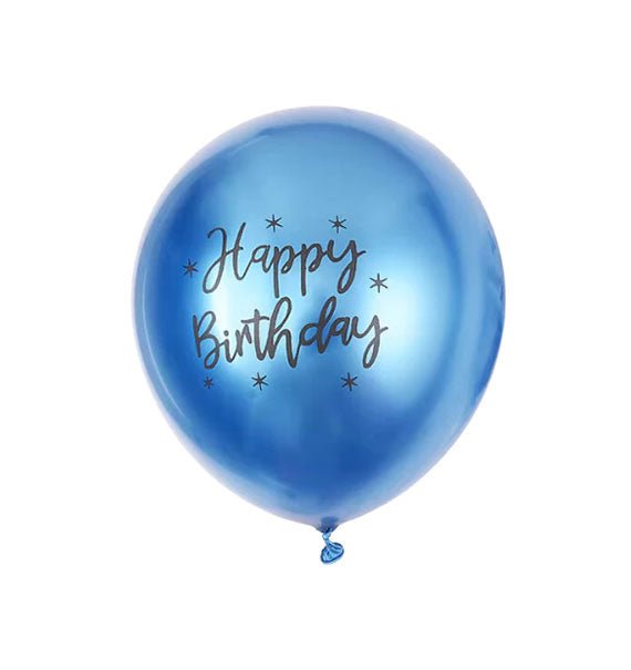 Happy Birthday Printed Blue Latex Balloon Gifts Vietnam