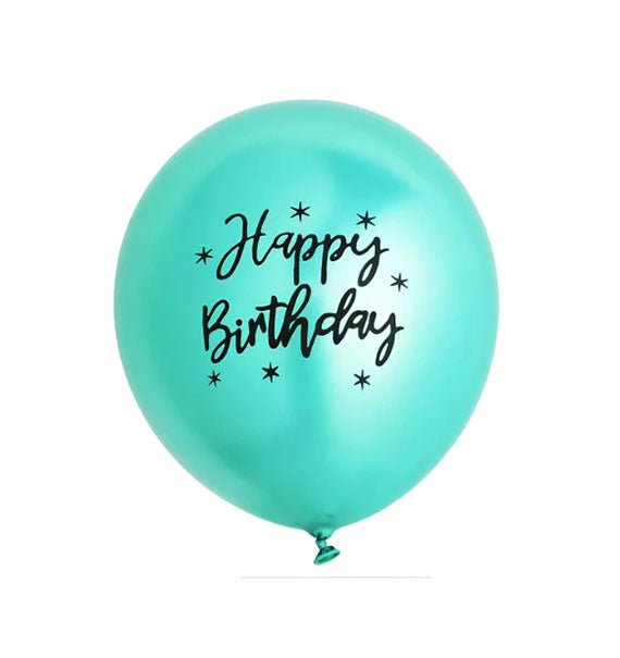 Happy Birthday Printed Green Latex Balloon Gifts Vietnam