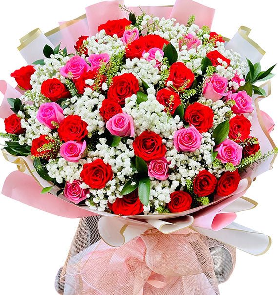 Happy Mothers Day Roses Bouquet Vietnam
