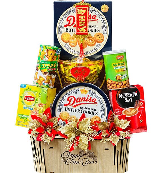 Harmony & Wealth Basket Tet Hamper