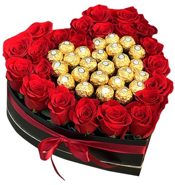 Heart Of Roses & Chocolate Valentine Vietnam