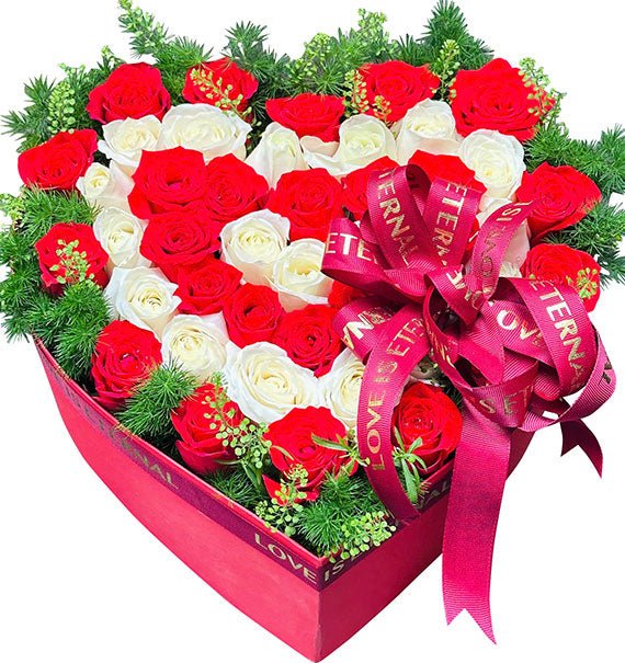 Heart Shape Rose Box For Womens Day Vietnam