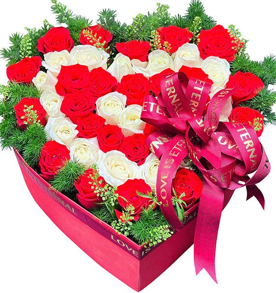 Heart Shape Rose Box Valentine’s Day