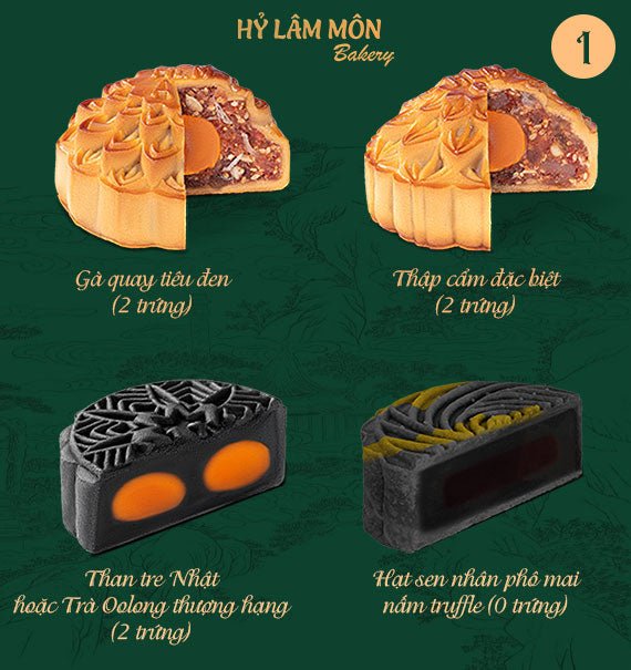 Hy Lam Mon Mooncake Vietnam 2025