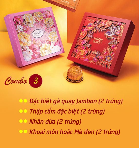 Hy Lam Mon Mooncake Vietnam Combo 3