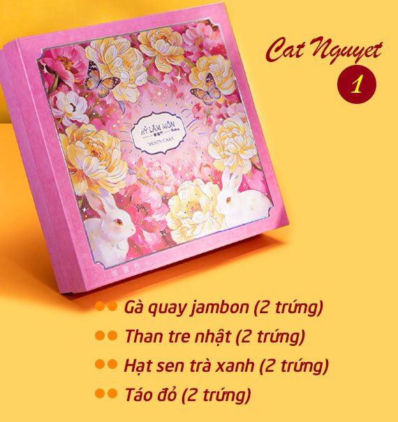 Hy Lam Mon Mooncake Vietnam Combo Cat Nguyet 1