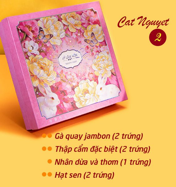 Hy Lam Mon Mooncake Vietnam Combo Cat Nguyet 2