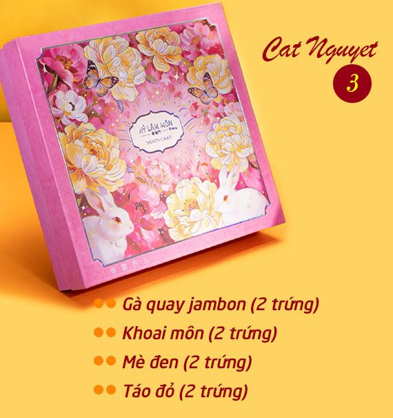 Hy Lam Mon Mooncake Vietnam Combo Cat Nguyet 3
