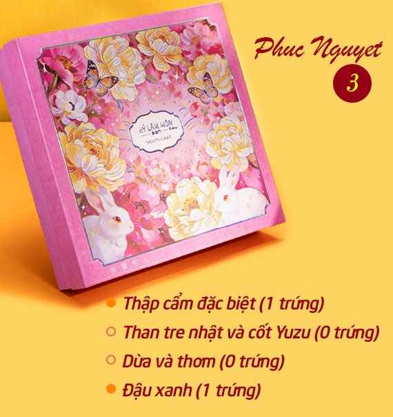 Hy Lam Mon Mooncake Vietnam Combo Phuc Nguyet #3