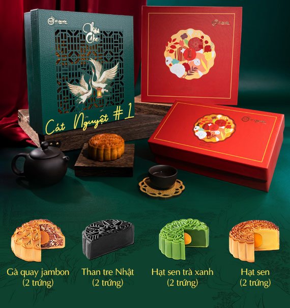 Hy Lam Mon Mooncake Vietnam Combo Cat Nguyet 1