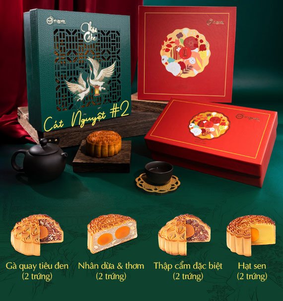Hy Lam Mon Mooncake Vietnam Combo Cat Nguyet 2