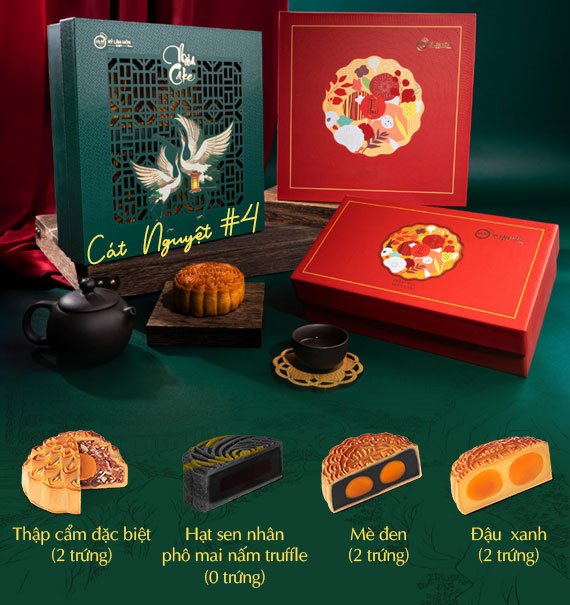 Hy Lam Mon Mooncake Vietnam Combo Cat Nguyet 4