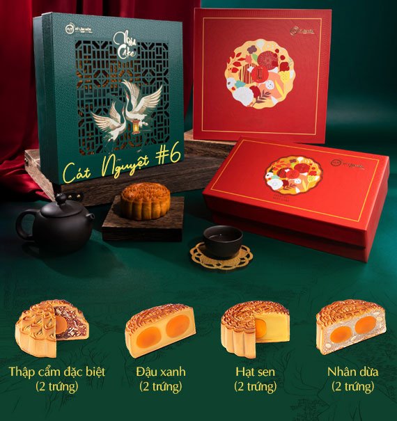 Hy Lam Mon Mooncake Vietnam Combo Cat Nguyet 6