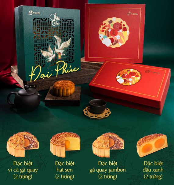 Hy Lam Mon Mooncake Vietnam Combo Dai Phuc