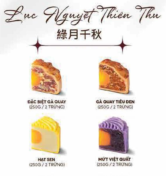 Hy Lam Mon Mooncake Vietnam Combo Luc Nguyet Thien Thu Menu