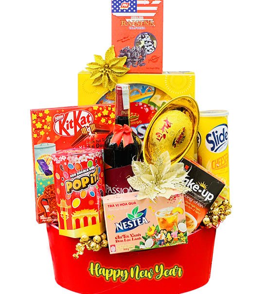 Joy & Prosperity Basket Tet Hamper
