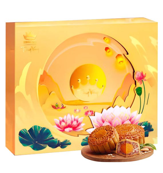 Kinh Do Mooncake Trang Vang Hong Ngoc An Phu Vang