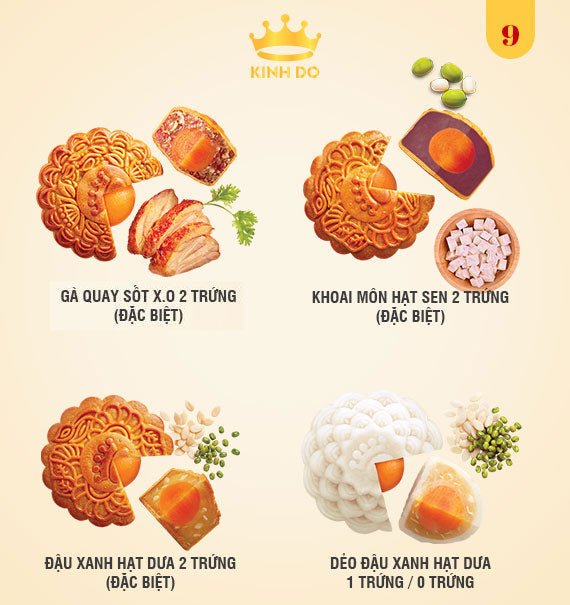 kinh do mooncakes combo 09