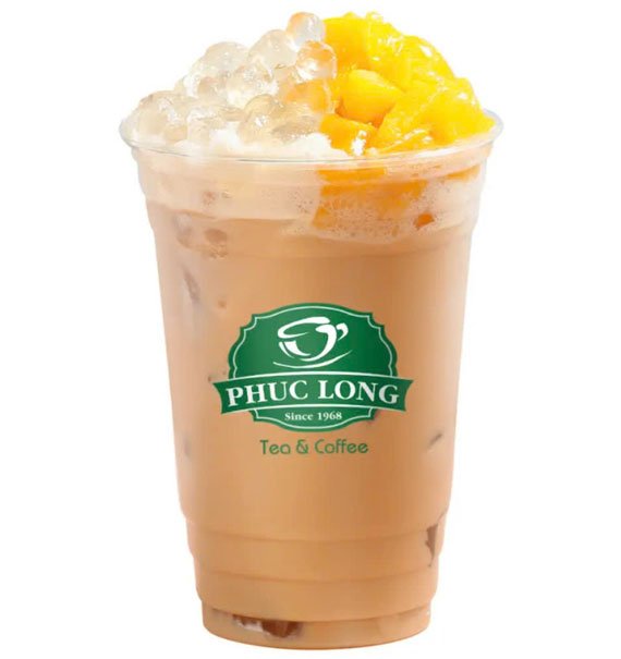 konjac ball peach black milk tea vietnam