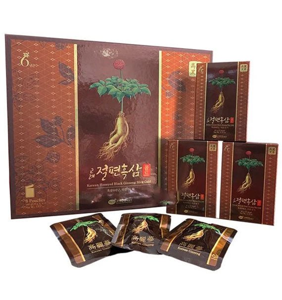 Korean Honeyed Black Ginseng Slice Gold KGS