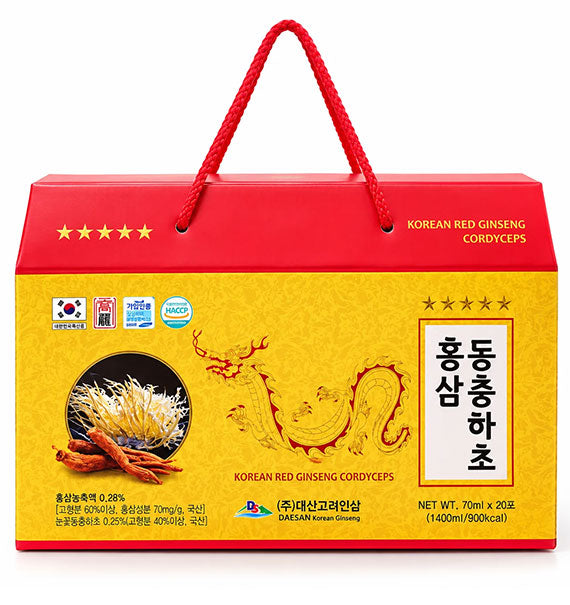 Korean Red Ginseng Cordyceps Daesan Gift Vietnam