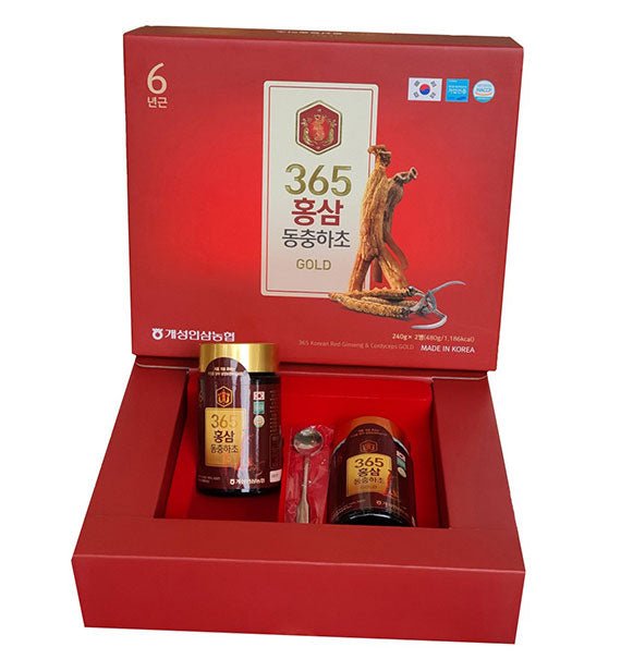 Korean Red Ginseng & Cordyceps GOLD 365
