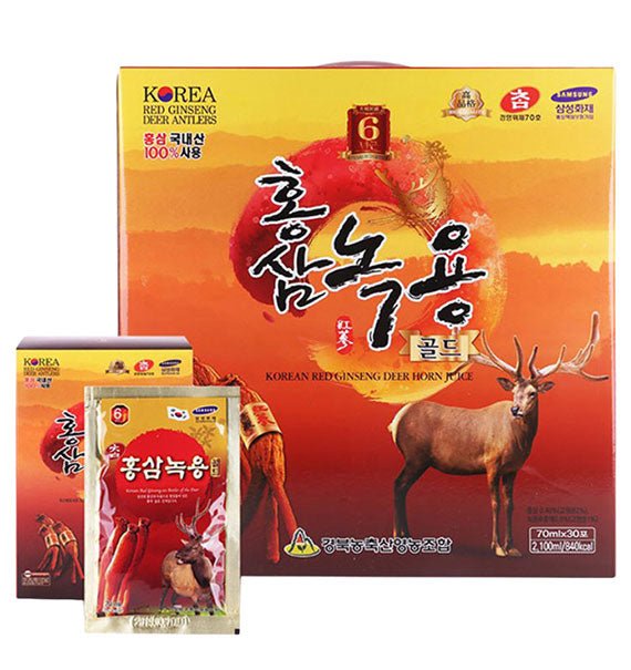 Korean Red Ginseng Deer Horn Juice Gift Vietnam