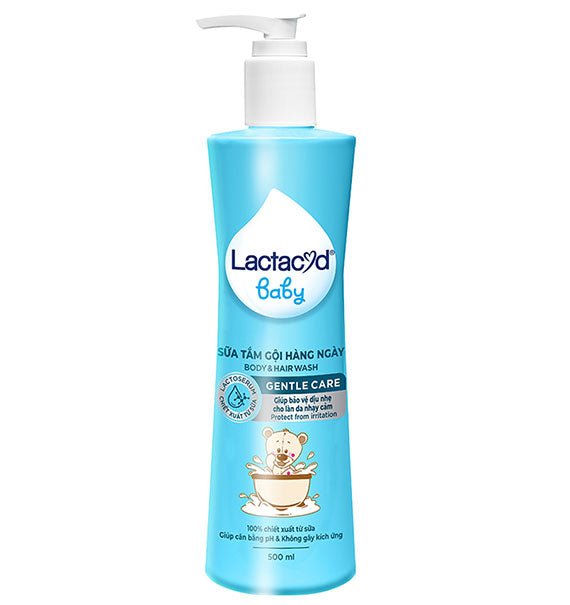 lactacyd baby gentle care body and hair wash 500ml vietnam