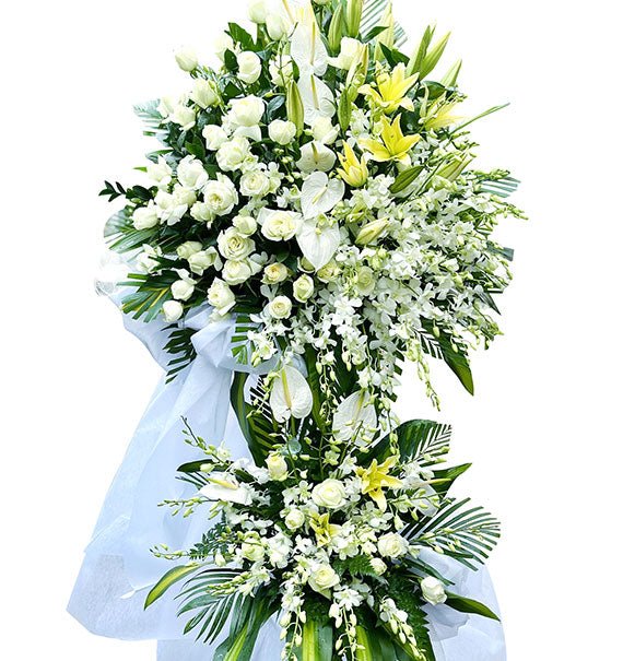 Lẵng Hoa Chia Buồn Đám Tang