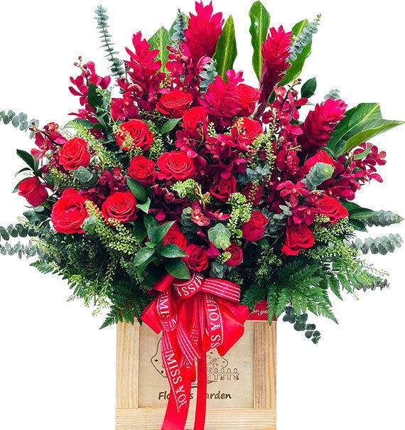 Lucky Blossom Basket Tet Vietnam