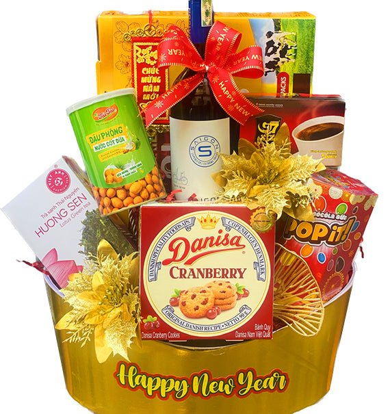 Lunar Joy Basket Tet Hamper