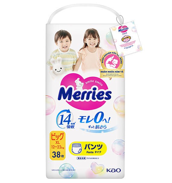 merries baby pants diapers size xl vietnam