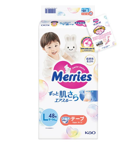 Merries Baby Swaddlers Diapers Size L Vietnam